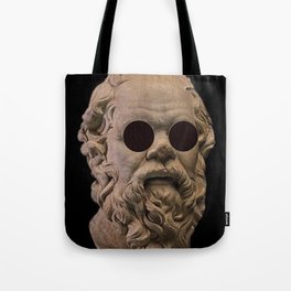 Classical Socrates With sunglasses Tote Bag