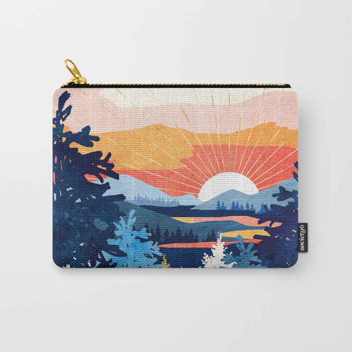 Sunset Lake Carry-All Pouch