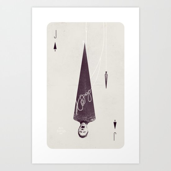 Jack of Spades Art Print