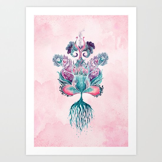 ANELIA PINK Art Print