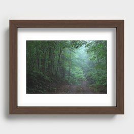 Light in the Forest Recessed Framed Print