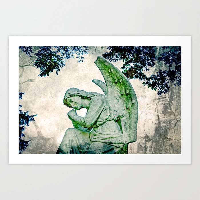 Angel's Thoughts Art Print