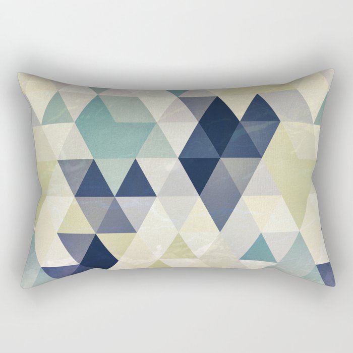 Triangle Pattern Rectangular Pillow