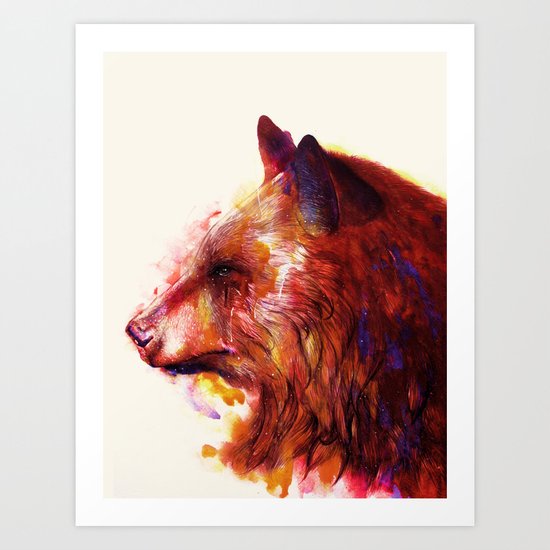 Grizzly Art Print