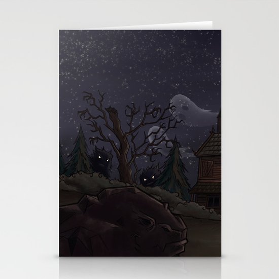 I was too fond of the stars Stationery Cards