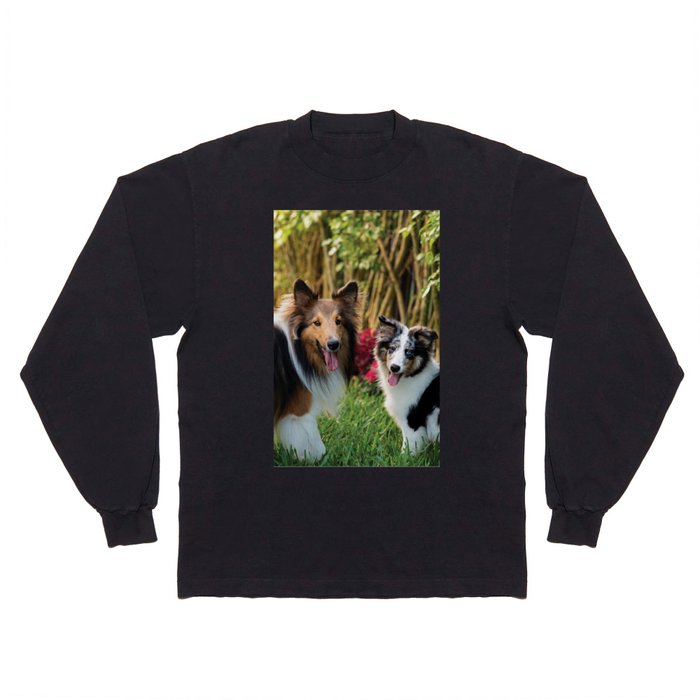 Cute sheltie dogs Long Sleeve T Shirt