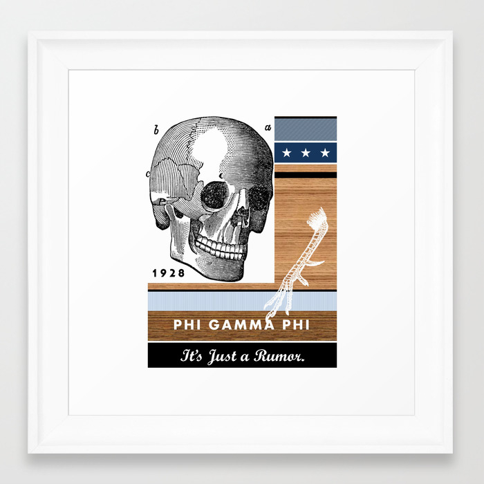 Phi Gamma Phi Fraternity Emory Henry College Framed Art Print By Ericdrummondsmith Society6