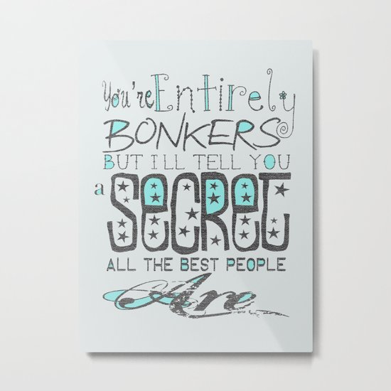 Bonkers Metal Print