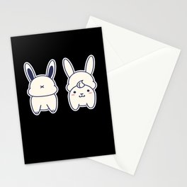 Cute Anime Bunny Manga Kawaii Stationery Card