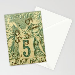 Greek God French stamp Stationery Cards