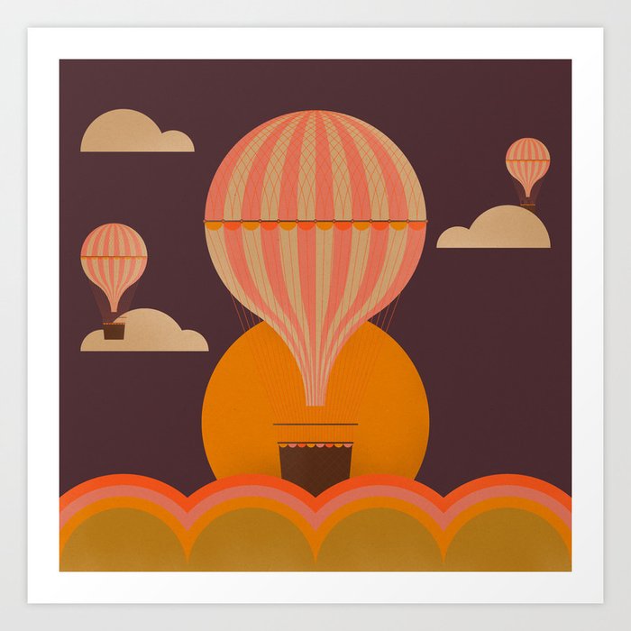 Balloon song Art Print