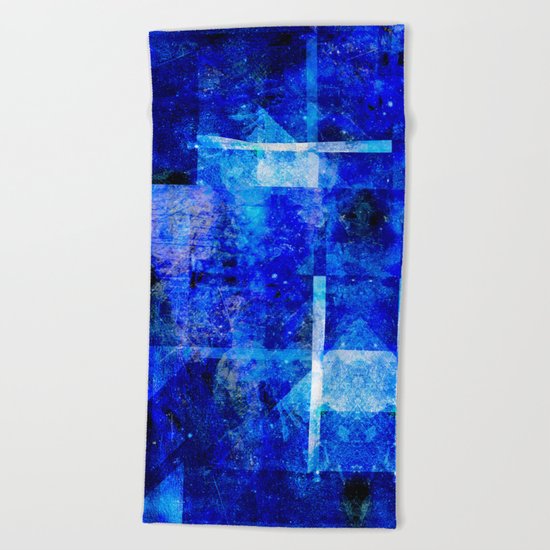 Sapphire Nebulæ Beach Towel