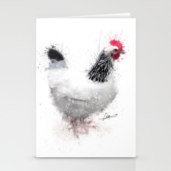 Light Sussex Hen Stationery Cards