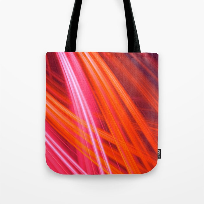 Pink and Orange Swirl Tote Bag