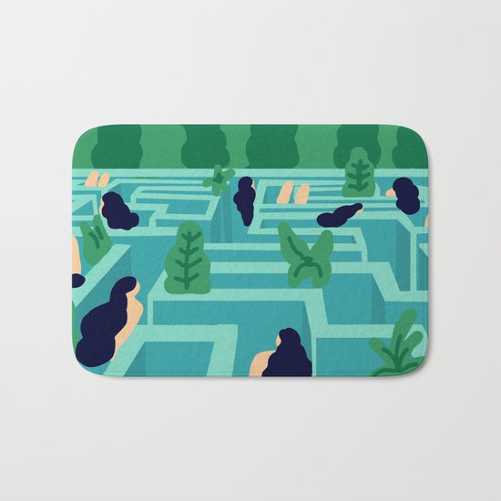 No Exit Bath Mat