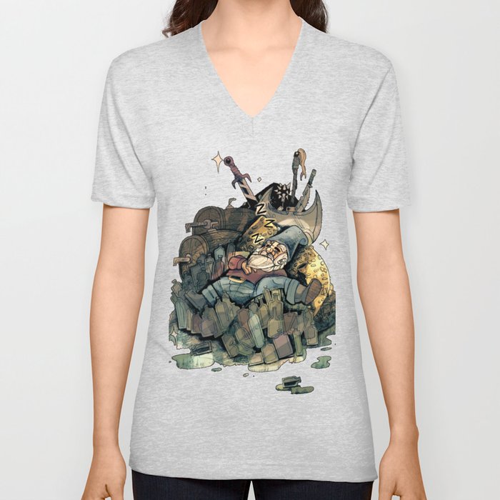 Gnome Chomsky V Neck T Shirt