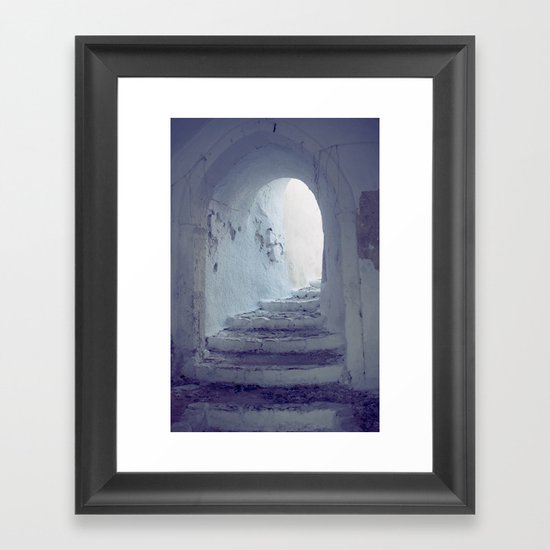 Light at the end of the tunnel Framed Art Print