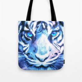 White Tiger | Snow Tiger | Tiger Face | Space Tiger Tote Bag