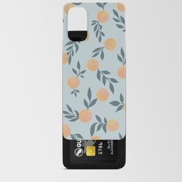 Peaches & Leaves Pattern Android Card Case