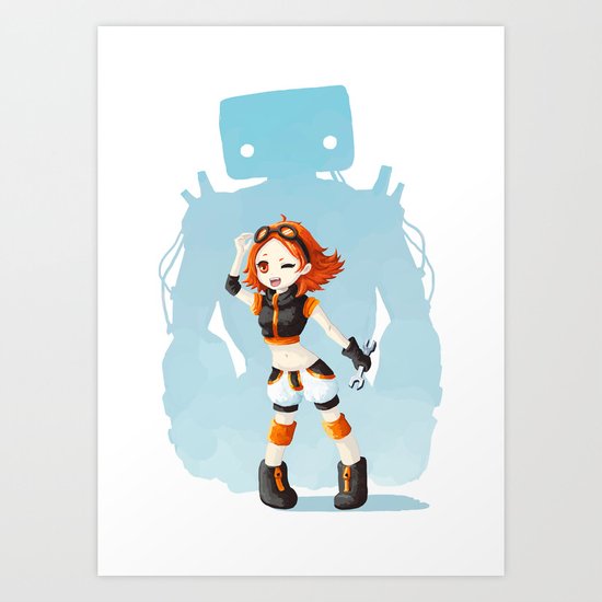 Mechanic Art Print