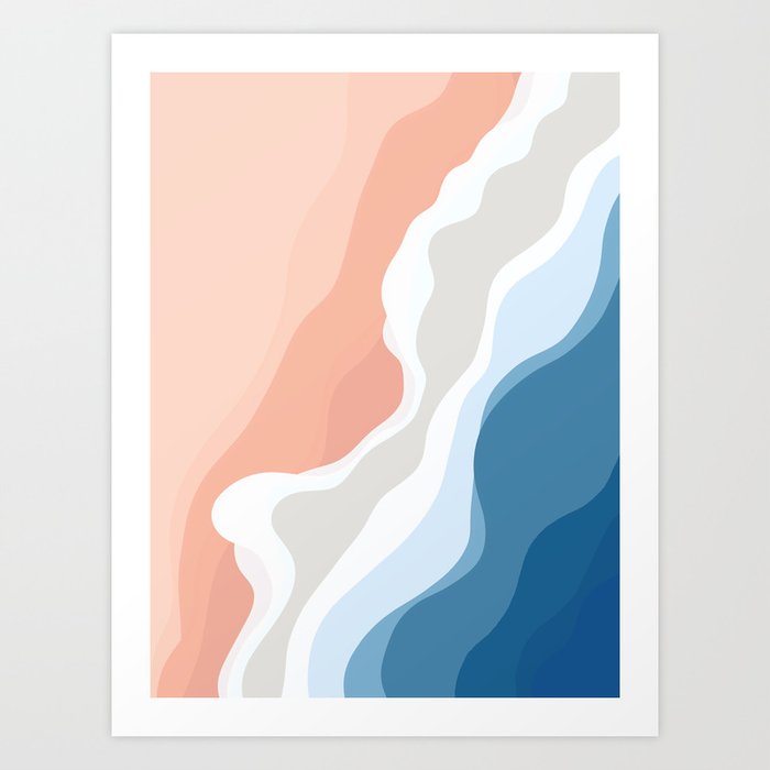 Ocean Waves  Art Print
