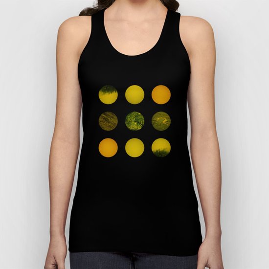 Earth Dot Pattern Unisex Tank Top