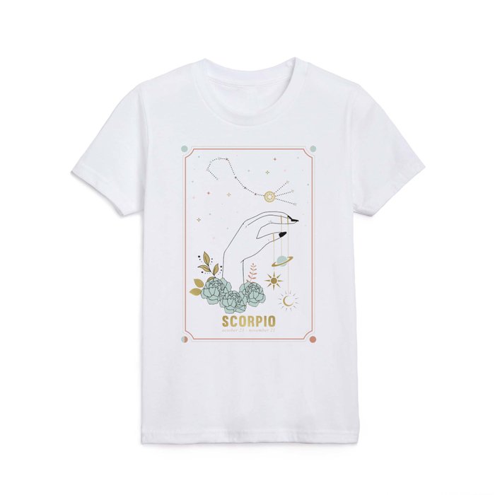 Scorpio Zodiac Series Kids T Shirt