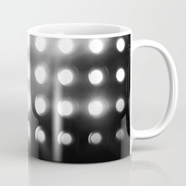 Bright Lights, Black and White Coffee Mug