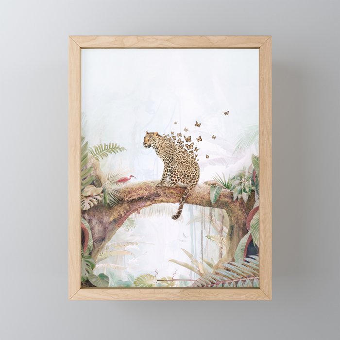 Leopard Metamorphosis Framed Mini Art Print