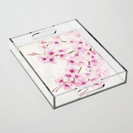 Cherry Blossom Acrylic Tray