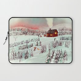 The Winter Cabin Laptop Sleeve