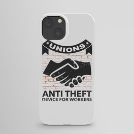 Labor Union of America Pro Union Worker Protest Light iPhone Case
