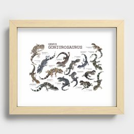Genus Goniurosaurus Recessed Framed Print