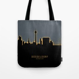 Dusseldorf Germany Skyline Tote Bag