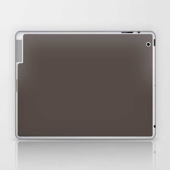 Molasses Brown Laptop & iPad Skin