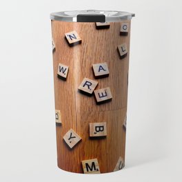 Scrabble letters Travel Mug