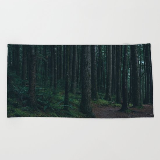 Forest mood Beach Towel