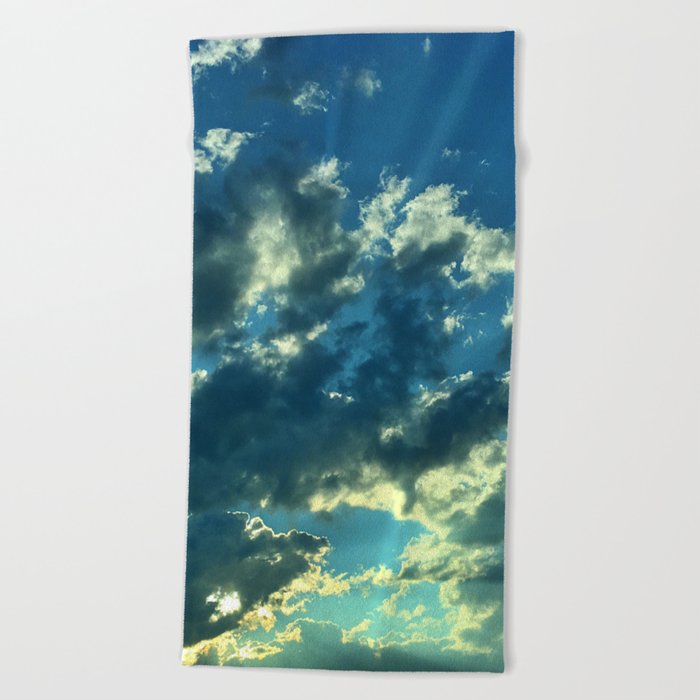 Heavenly Clouds Beach Towel