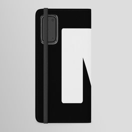 N (White & Black Letter) Android Wallet Case