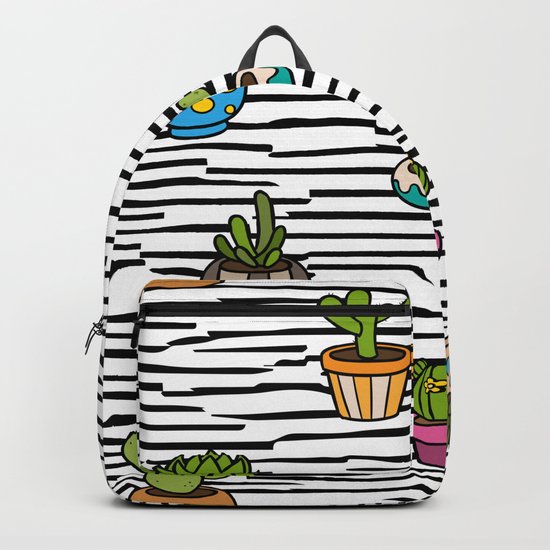 Cacti Pattern Backpack