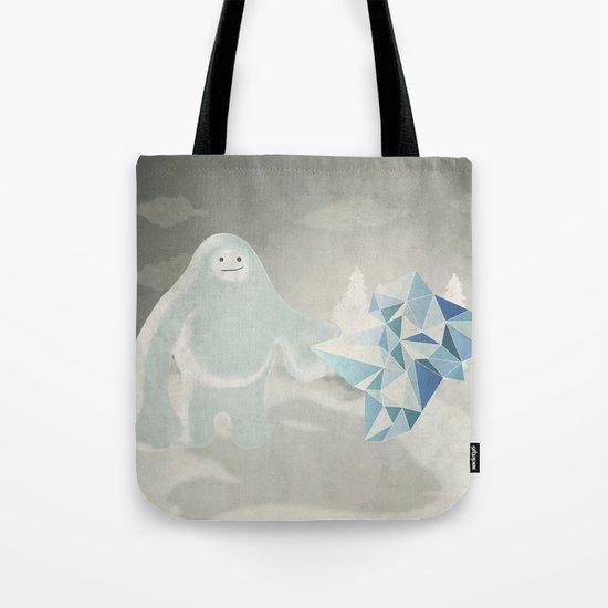 Un yeti Tote Bag