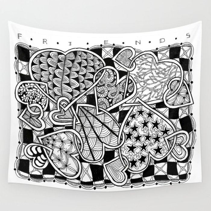 Society6 tapestry 2025 sizes