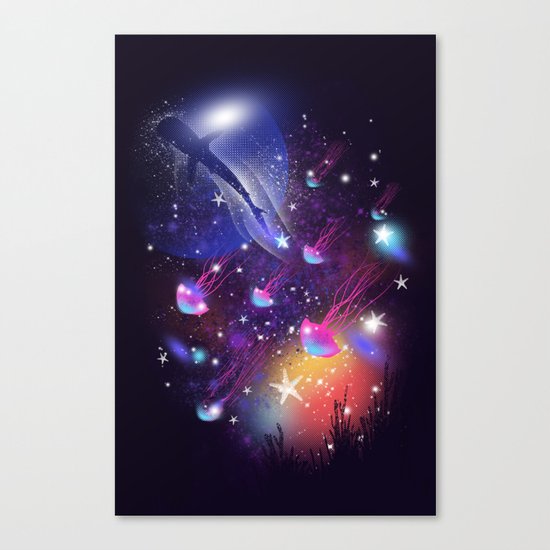 Cosmic Sea Canvas Print