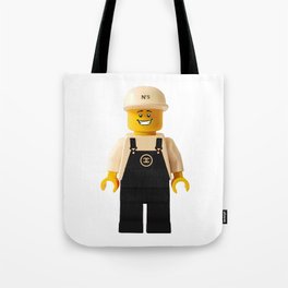 CC No5 Factory Worker2 Tote Bag | Graphicdesign, Cclogo, Number5, Toy, Factory, Numberfive, Minipeople, People, Buildingblock, Lolart 