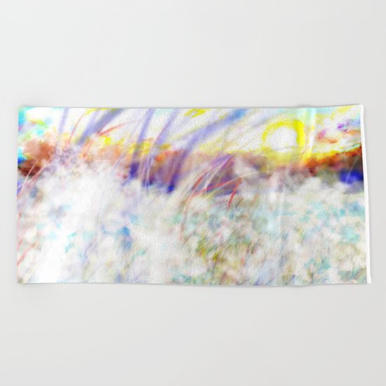Sunrise of Sunset On Fire Beach Towel