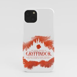 Gry Watercolor iPhone Case | Sorting, Hat, Castle, Graphicdesign, Lion, Magic, House, Watercolor 