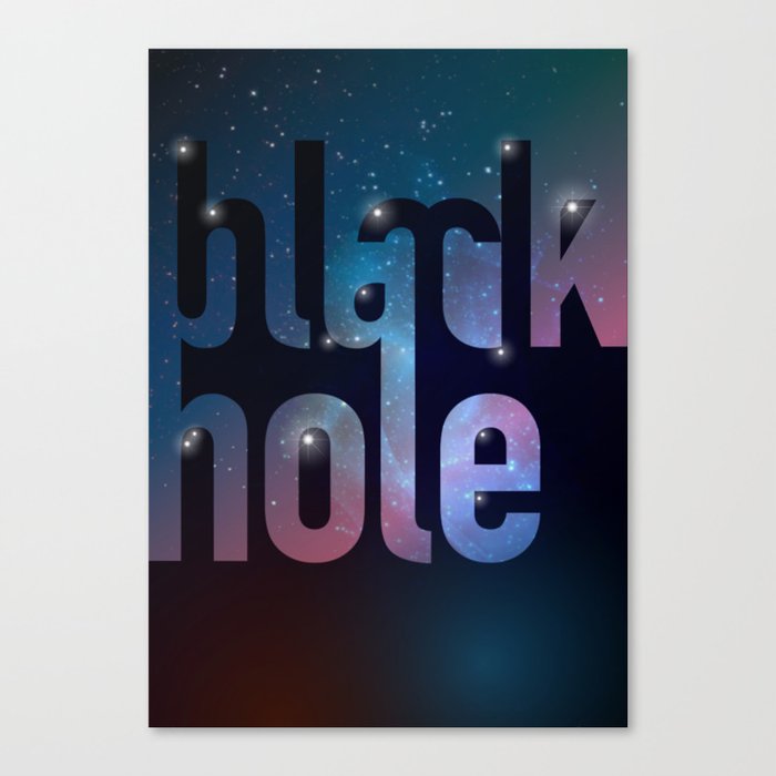 Black hole Canvas Print