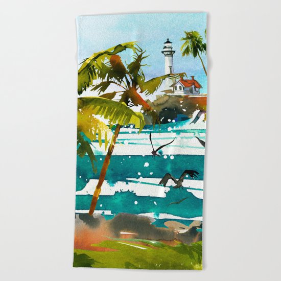 Seascape #8 Beach Towel