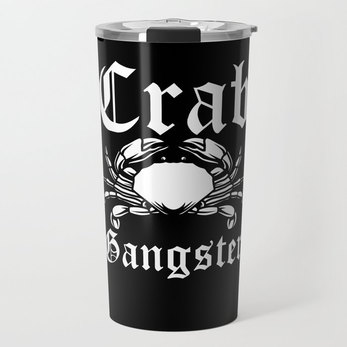 Crab Gangster Travel Mug