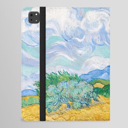  Wheat Field with Cypresses, 1889 by Vincent van Gogh iPad Folio Case